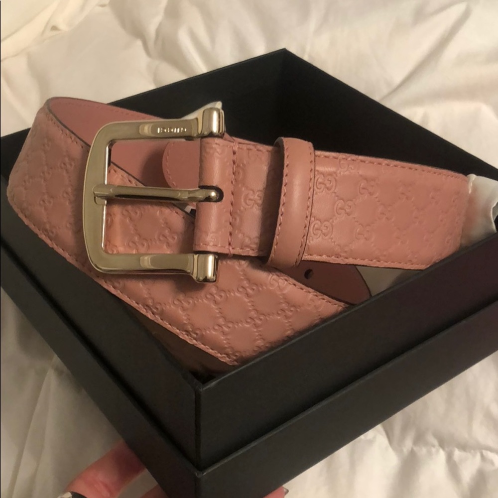 NWT Pink Gucci Belt